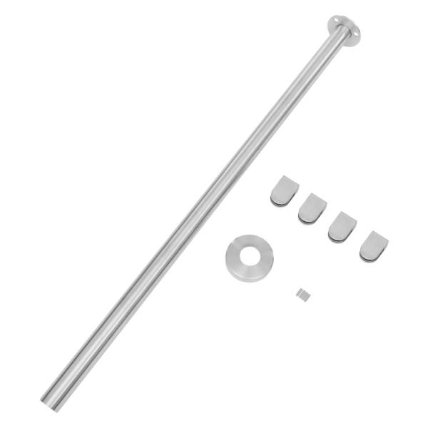 110cm Railing Post, 316 Stainless Steel Railing Fence Pole, Corner Post Stainless Steel Pole, Guardrail, for Balcony, Swimming Pool, Attic