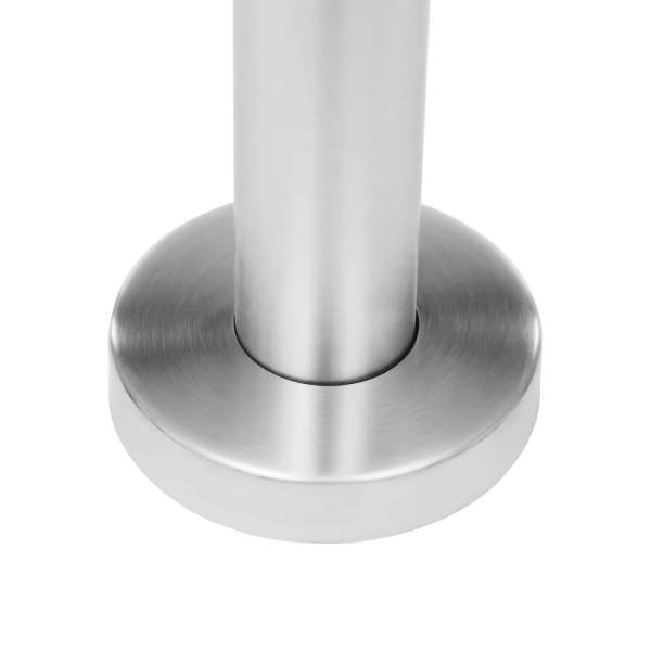 110cm Railing Post, 316 Stainless Steel Railing Fence Pole, Corner Post Stainless Steel Pole, Guardrail, for Balcony, Swimming Pool, Attic