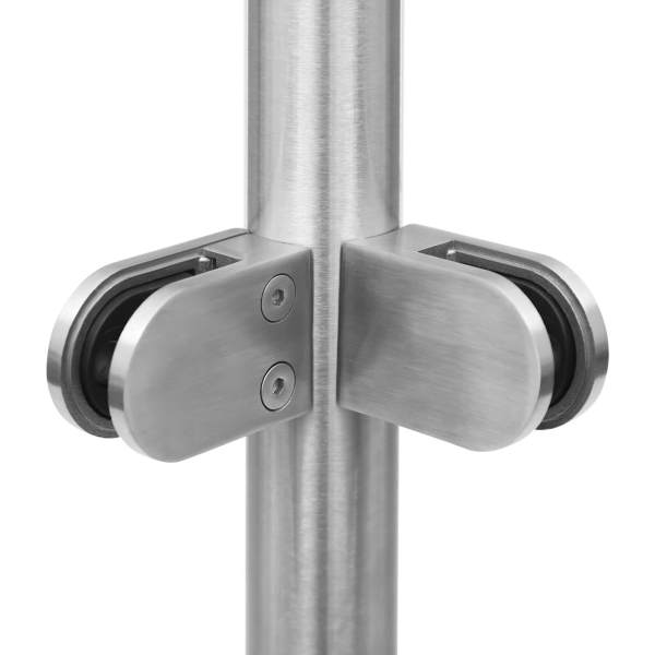 110cm Railing Post, 316 Stainless Steel Railing Fence Pole, Corner Post Stainless Steel Pole, Guardrail, for Balcony, Swimming Pool, Attic