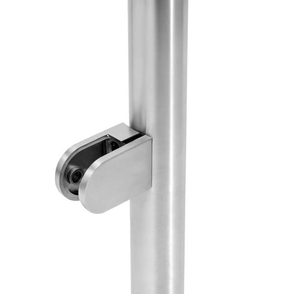 90cm Glass Balustrade Balusters Handrail 304 Stainless Steel Balustrade Posts Flower Landing Baluster with Glass Clamps