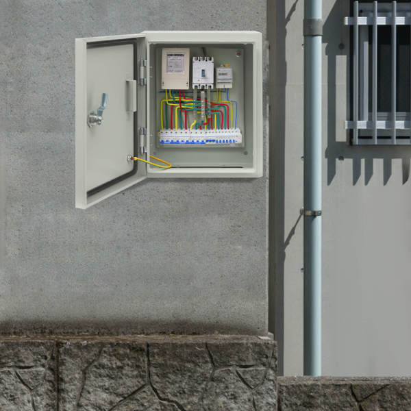 Outdoor Electrical Box, Electrical Box, Lockable Outdoor Electrical Box 25x30x15cm