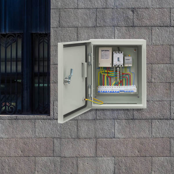 Outdoor Electrical Box, Electrical Box, Lockable Outdoor Electrical Box 25x30x15cm