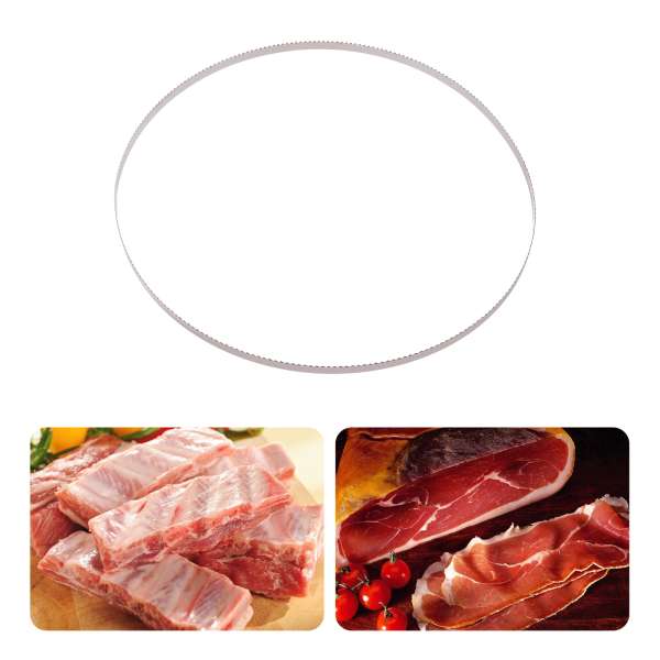 5 PCS Meat Bandsaw Blades for Replacement 4TPI Meat Cutting Blade Wrapped by Rust-Proof Paper