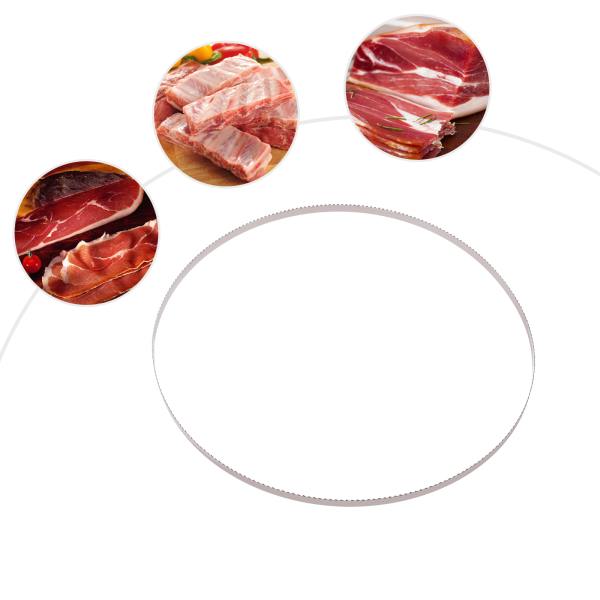 5 PCS Meat Bandsaw Blades for Replacement 4TPI Meat Cutting Blade Wrapped by Rust-Proof Paper