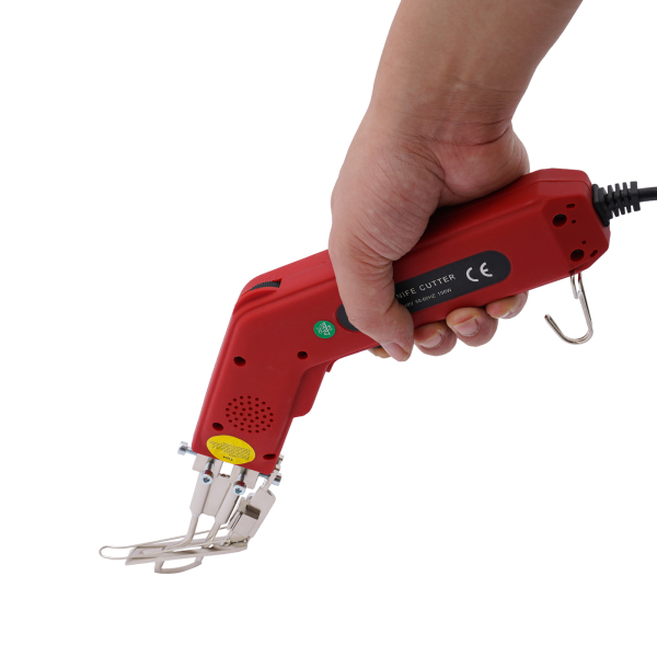 100W Rope Cutter Fabric Cutter, Pro Electric Hot Cutter Heat Sealer with Cutting Tool Kit, with Blades & Accessories
