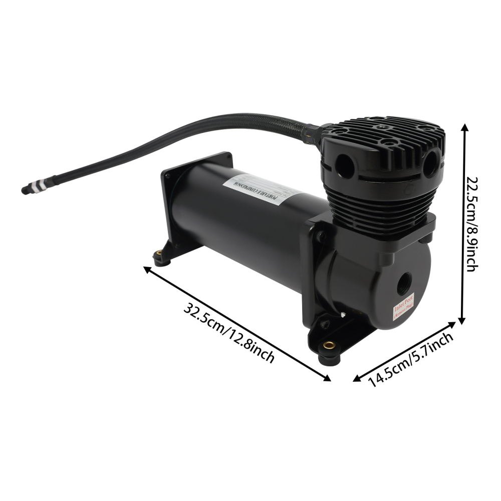 Air Compressor Kit, 12V Air Compressor, Air Ride Suspension Compressor ...