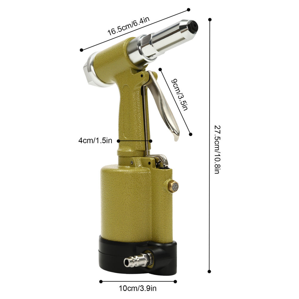 Portable Handheld Air Riveter Pneumatic Rivet Gun Repair Pop Rivet Tool ...