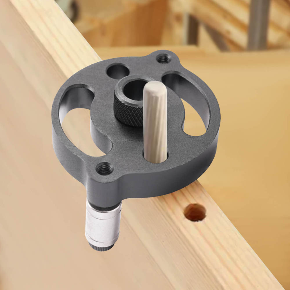 Self-Centering Drill Guide Set, Dowel Drill Guide with 7 Drill Bushings ...