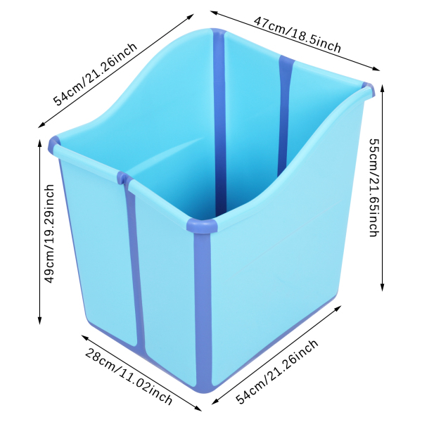 Foldable Bathtub, Collapsible Children's Bathtub, Portable Bathtub for Children
