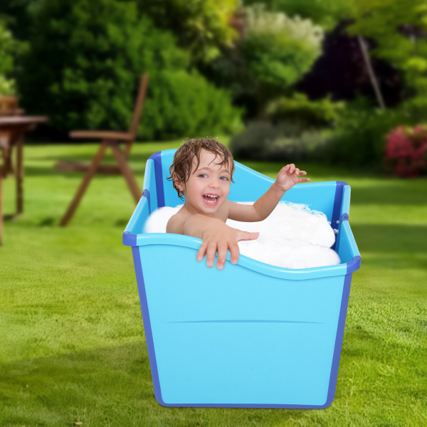 Foldable Bathtub, Collapsible Children's Bathtub, Portable Bathtub for Children