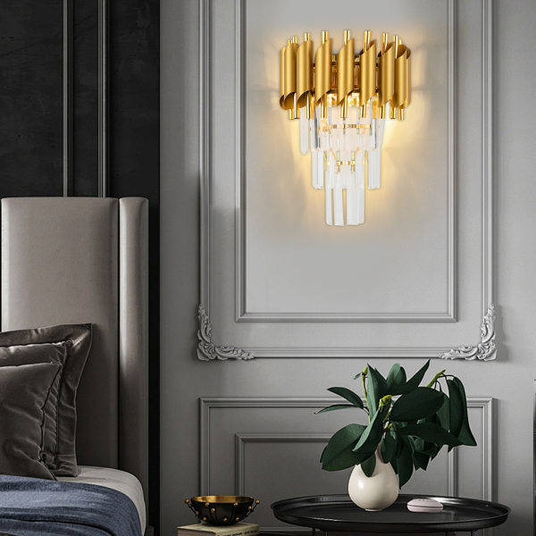 Crystal Wall Lamp, Modern Wall Light, Wall Lamp for front doors, bedrooms, living rooms, dining rooms, study rooms - JX10 style