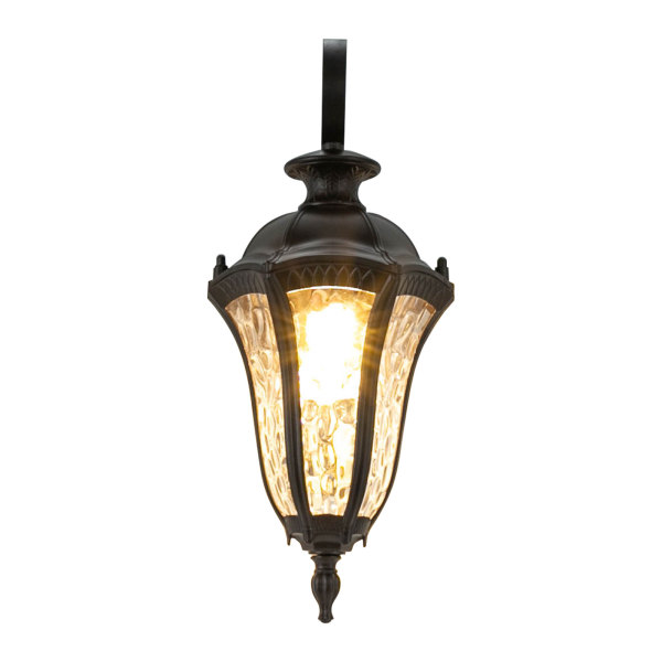 Outdoor Wall Lights Aluminum Black Wall Lantern Porch Light for Entryway Doorway, Coffee, Clear