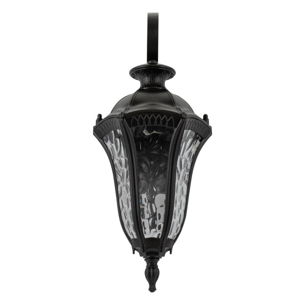 Outdoor Wall Lights Aluminum Black Wall Lantern Porch Light for Entryway Doorway, Coffee, Clear