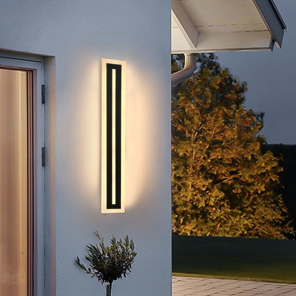 LED Modern Wall Lights Exterior Wall Light Suitable for Porch Patio Living Room Bedroom