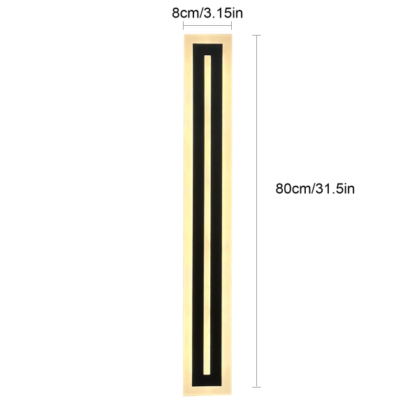 LED Modern Wall Lights Exterior Wall Light Suitable for Porch Patio Living Room Bedroom