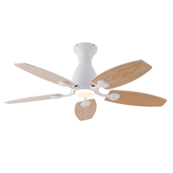 42 inches Ceiling Fan Chandelier, Ceiling Fan with Remote, Ceiling Fans with Lights and Remote Control（Light Wood）