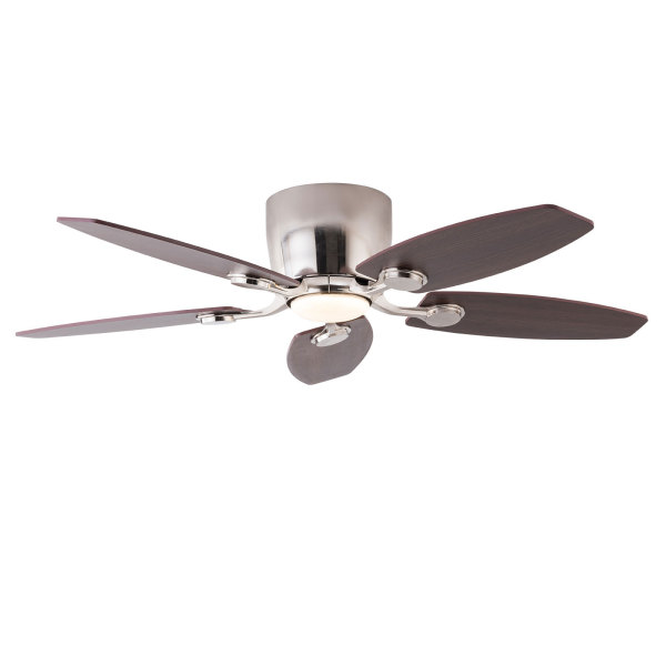 42" Ceiling Fan with Light and Remote, 3-Color Ceiling Fan Light, Ceiling Fan with LED Light（Silver）