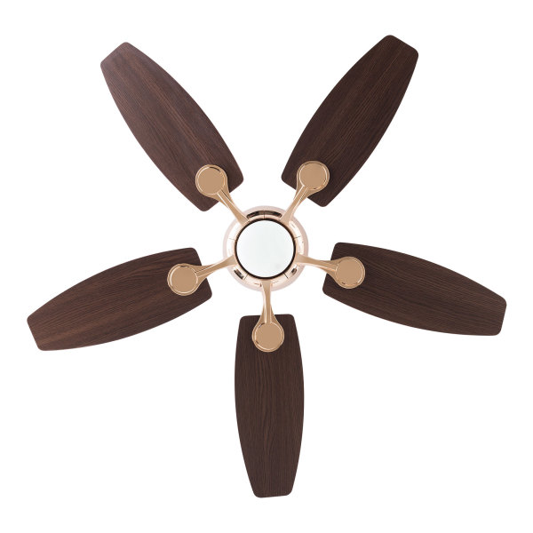 Ceiling Fan with LED Light, 42" Ceiling Fan with Light and Remote, 3-Color Ceiling Fan Light（Gold）