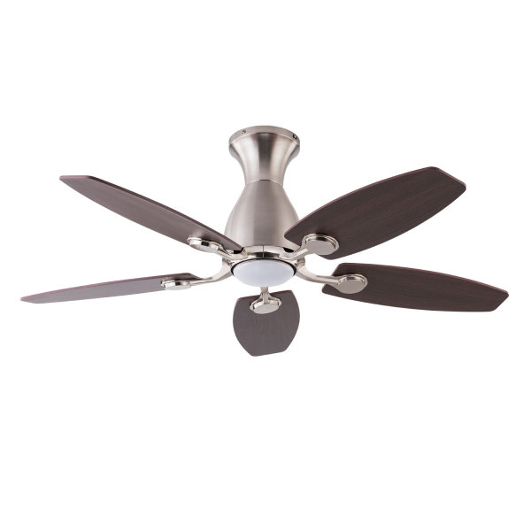 42 inches Ceiling Fan Chandelier, Ceiling Fan with Flush Mount, Ceiling Fans with Lights and Remote Control(Silver)