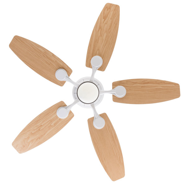 3-Color Ceiling Fan Light, 42" Ceiling Fan with Light and Remote, Ceiling Fan with LED Light（Light Wood）