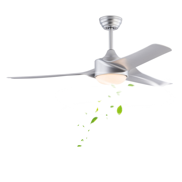 52" Wood Ceiling Fan with Light Dimmable,Quiet DC Motor,Modern Ceiling Fan with Remote Control for Living Room,Bedroom