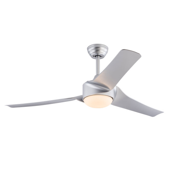 52" Wood Ceiling Fan with Light Dimmable,Quiet DC Motor,Modern Ceiling Fan with Remote Control for Living Room,Bedroom
