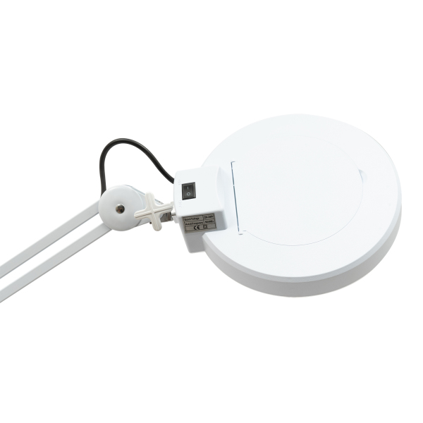 5X LED Magnifying Lamp, Bright Daylight Magnifying Glass with Light and Stand, Adjustable Swivel Arm Magnifier lamp
