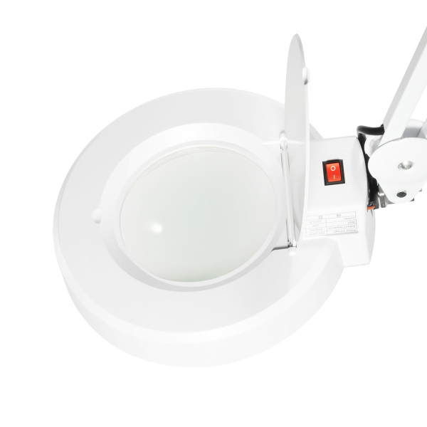8X Magnifying Lamp, Magnifying Glass with Light, Adjustable Swing Arm Lighted Magnifying Glass