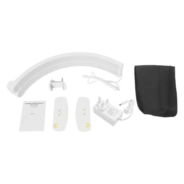 CNCESTHalf Moon Lamp for Nail Desk, Led Nail Desk Lamp