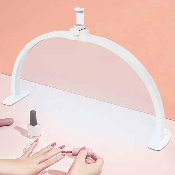 CNCESTHalf Moon Lamp for Nail Desk, Led Nail Desk Lamp