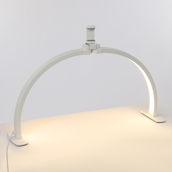CNCESTHalf Moon Lamp for Nail Desk, Led Nail Desk Lamp