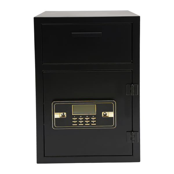 Security Business Safe and Lock Box with Digital Keypad,Drop Slot Safes with Front Load Drop Box