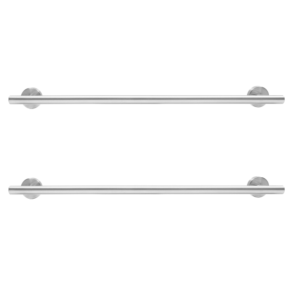 CNCEST Bathroom Towel Rail, Wall Mounted Metal Towel Holder, Bath Towel Holder