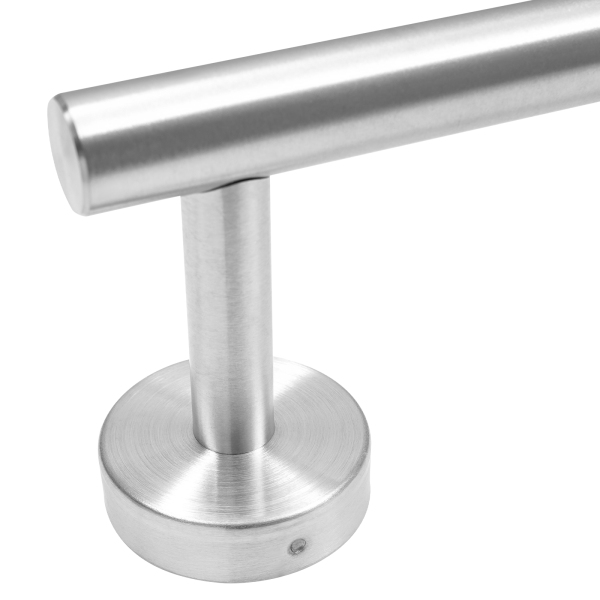 CNCEST Bathroom Towel Rail, Wall Mounted Metal Towel Holder, Bath Towel Holder