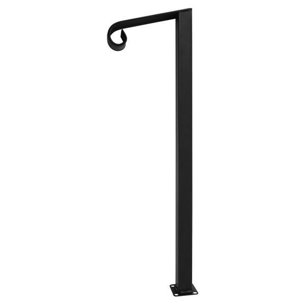 Single Post Handrail Stairs Hand Rail Zinc Steel Guardrail Porch Hand Rail Steel