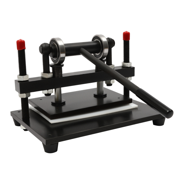 Manual Leather Cutting Machine Heavy Duty Leather Embossing Machine 38 * 31cm