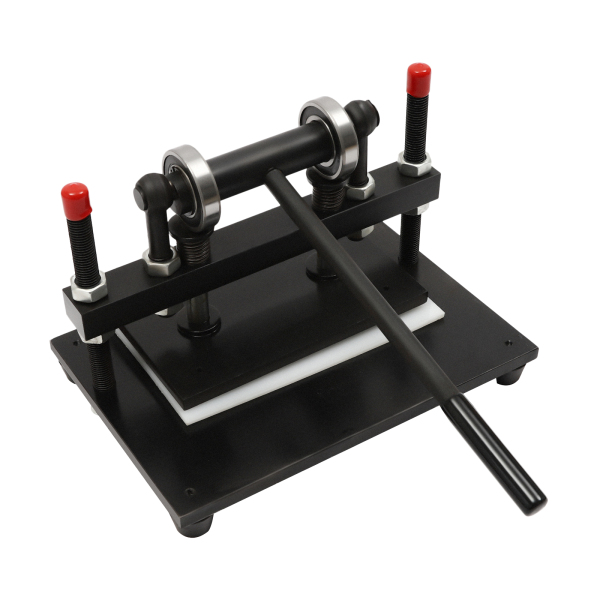 Manual Leather Cutting Machine Heavy Duty Leather Embossing Machine 38 * 31cm