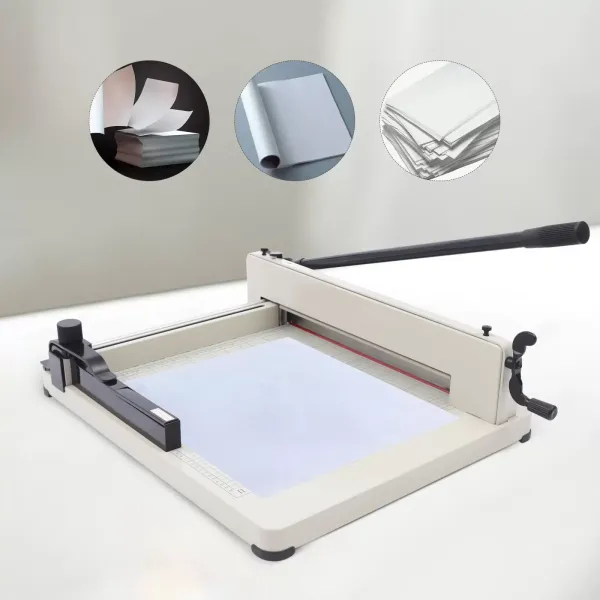 Paper Cutter heavy Duty For Cardstock Guillotine Paper Cutter 17 inch Rotary HSS