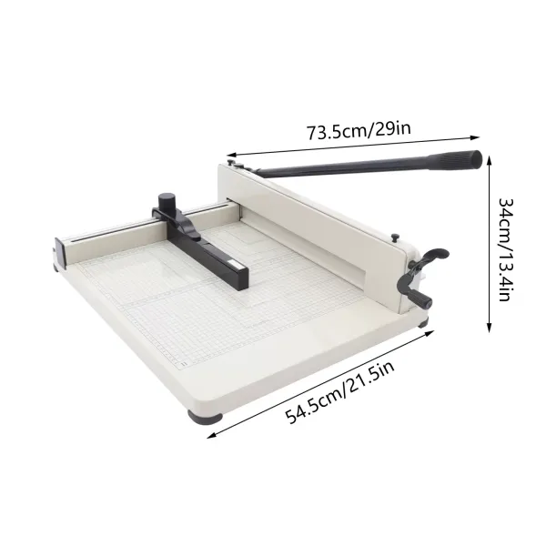 Paper Cutter heavy Duty For Cardstock Guillotine Paper Cutter 17 inch Rotary HSS
