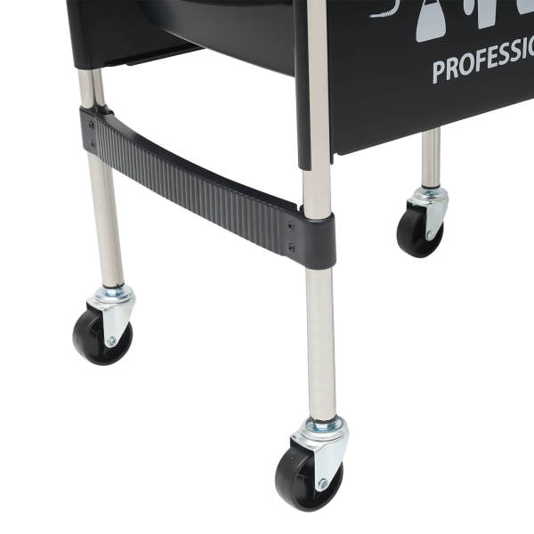 Hairdressing Trolley, Salon Trolley, Salon Trolley with 5 Pull-Out Drawers -  220 lbs Load Capacity, for Beauty & Barber Shops, Black