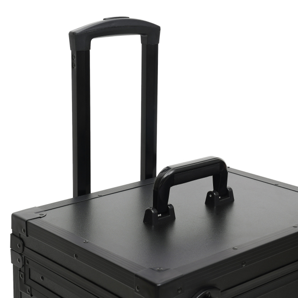 Rolling Makeup Case, Makeup Organizer Travel Case, Professional Makeup Case for Make-up Artists