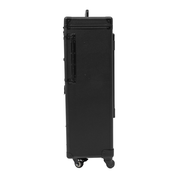 Lockable Portable Cosmetics Mobile Punk Hairdressing Tool Box With Compartments