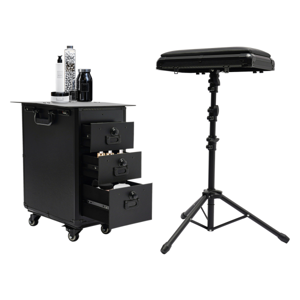 Removable Tattoo Nail Embroidery Hair Salon Trolley Case - Acrylic Panel