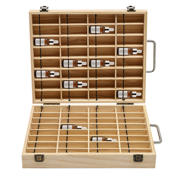 Portable Wooden Essential Oil Display Box used in Homes, Bedrooms, Living Rooms, Offices