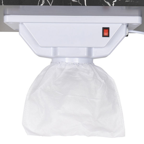 Folding Nail Table w/Wheels Portable Manicure Desk With Dust Collector Fan