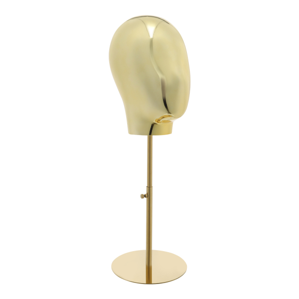 CNCEST Mannequin Head with Stand, Tabletop Mannequin Head with Adjustable Height Stand, Mannequin Head for Wigs, Hats Display