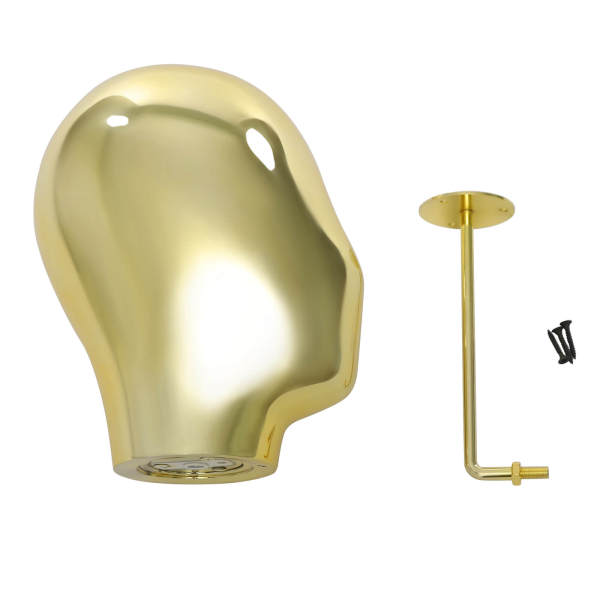 Mannequin Head Stand, Wall-mounted Wig Hat Display Stand, Mannequin Head for Wig and Hat Display