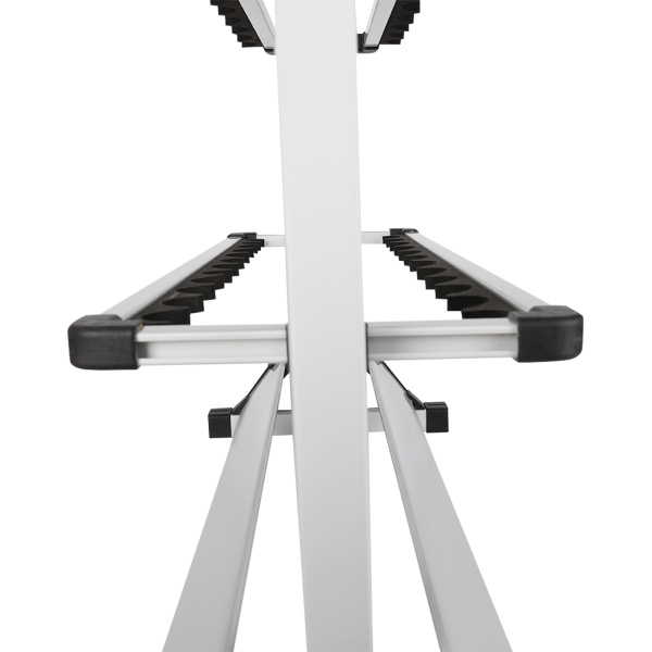 24 Slots Freestanding Fishing Rod Holders 28.74*12.59*28.34in Lightweight Aluminum Vertical Fish Pole Garage Storage Ground Display Stand