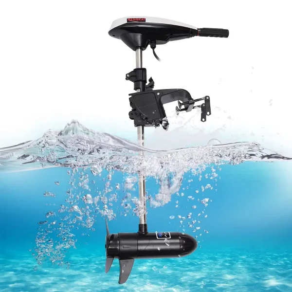 Electric Trolling Outboard Motor 12V 45LBS Inflatable Fishing Boat Engine 552W Electric Trolling Outboard Motor 12V 45LBS Inflatable Fishing Boat Engine 552W
