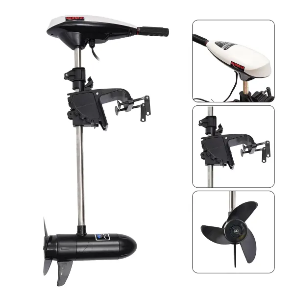 Electric Trolling Outboard Motor 12V 45LBS Inflatable Fishing Boat Engine 552W Electric Trolling Outboard Motor 12V 45LBS Inflatable Fishing Boat Engine 552W